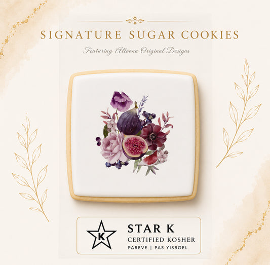 Fig Bouquet Cookies | 12 Pack | Free Shipping