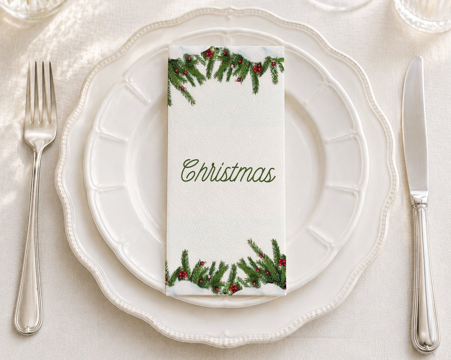 Fire Bells - Printed Guest Towel