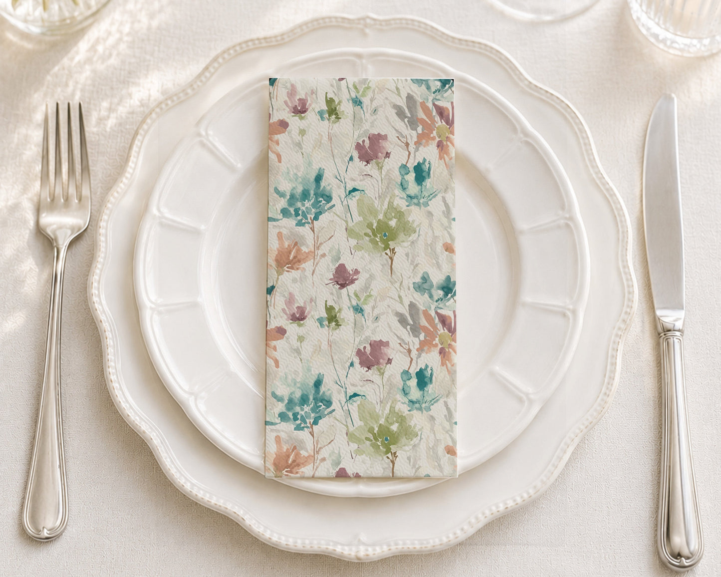 Floral Haze - Printed Guest Towel