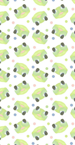 Frogs - Printed Guest Towel