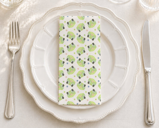 Frogs - Printed Guest Towel