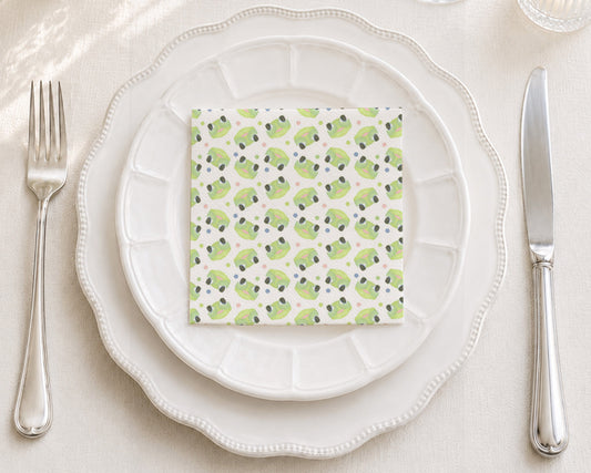 Frogs Cocktail Napkin