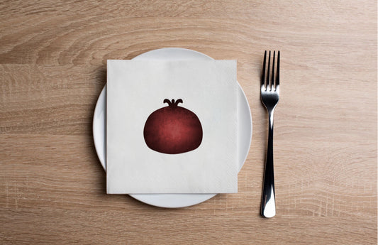 Granata Red Cocktail Napkin