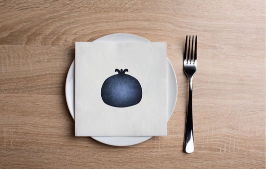 Granata Blue Cocktail Napkin