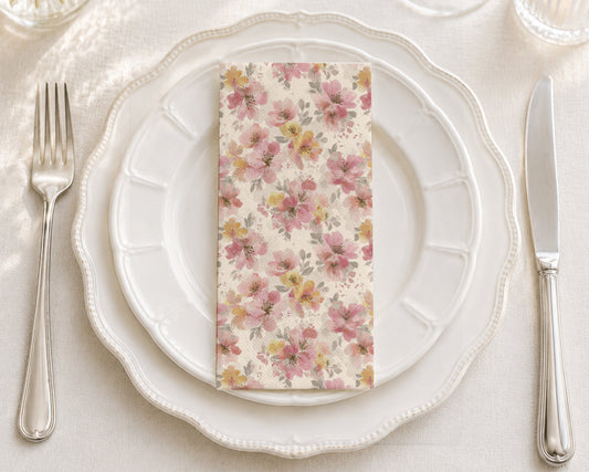 Golden Blush - Printed Guest Towel