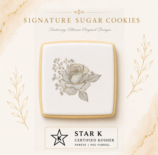 Golden Garden Rose Cookie | 12 Pack | Free Shipping