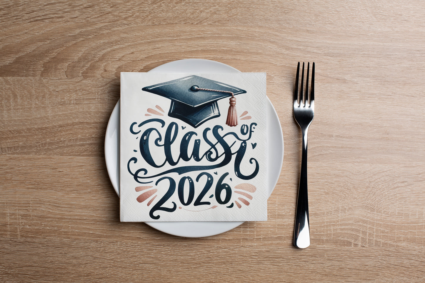 Graduation Class of 2026 Cocktail Napkin