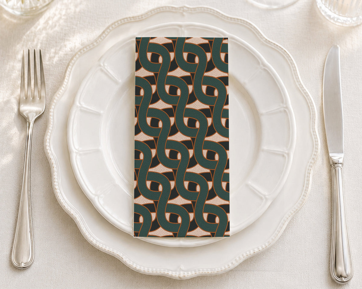 Green Groove - Printed Guest Towel