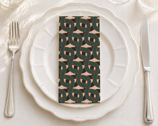Green Groove - Printed Guest Towel