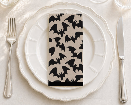 Halloween Bats - Printed Guest Towel