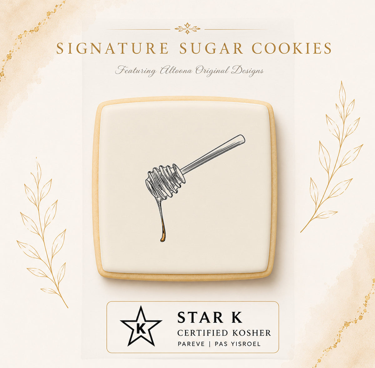 Honey Dippers Cookies | 12 Pack | Free Shipping