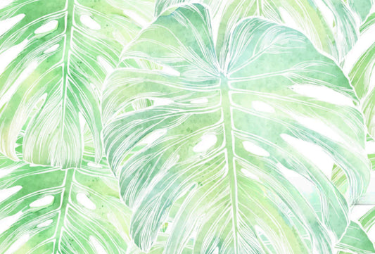 Watercolor Elephant Leaves- Placemat