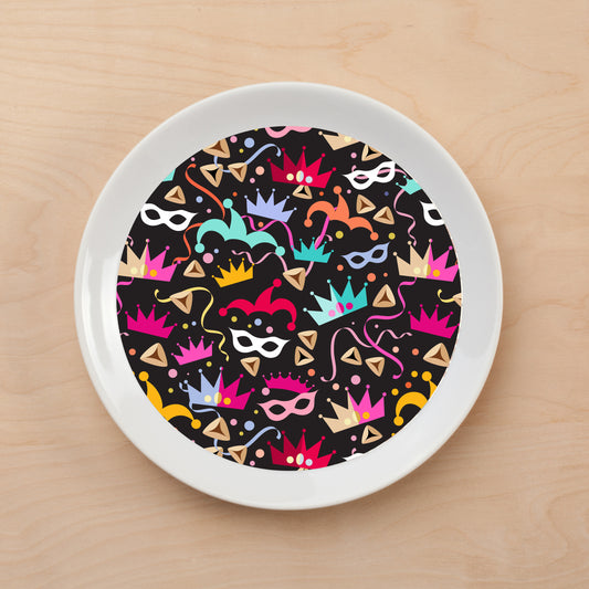 Topsy Turvy Purim - Plate Accent