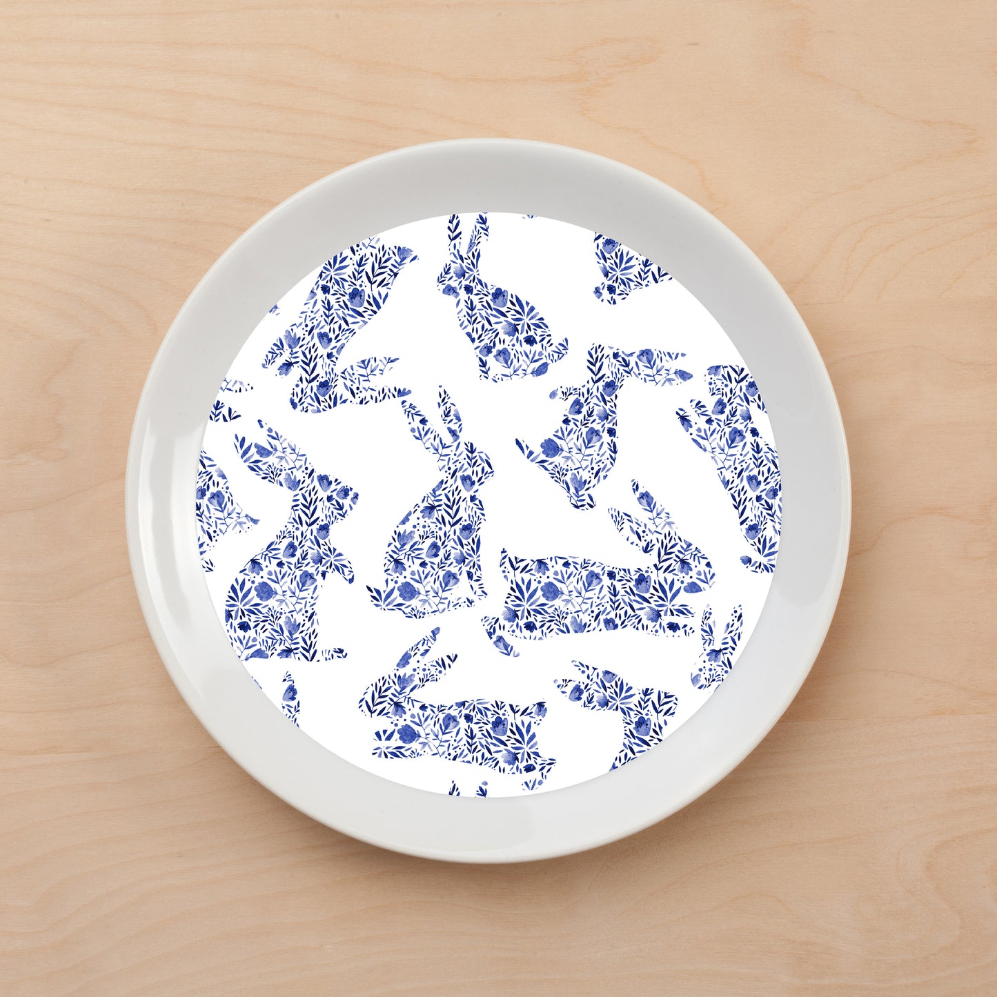 Blue Bunny Plate Accent