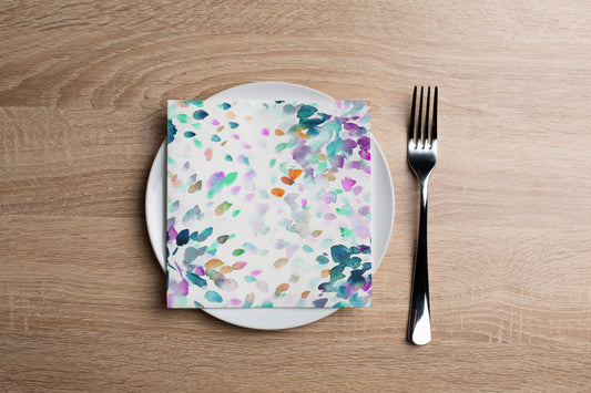 Watercolor Spots Cocktail Napkin