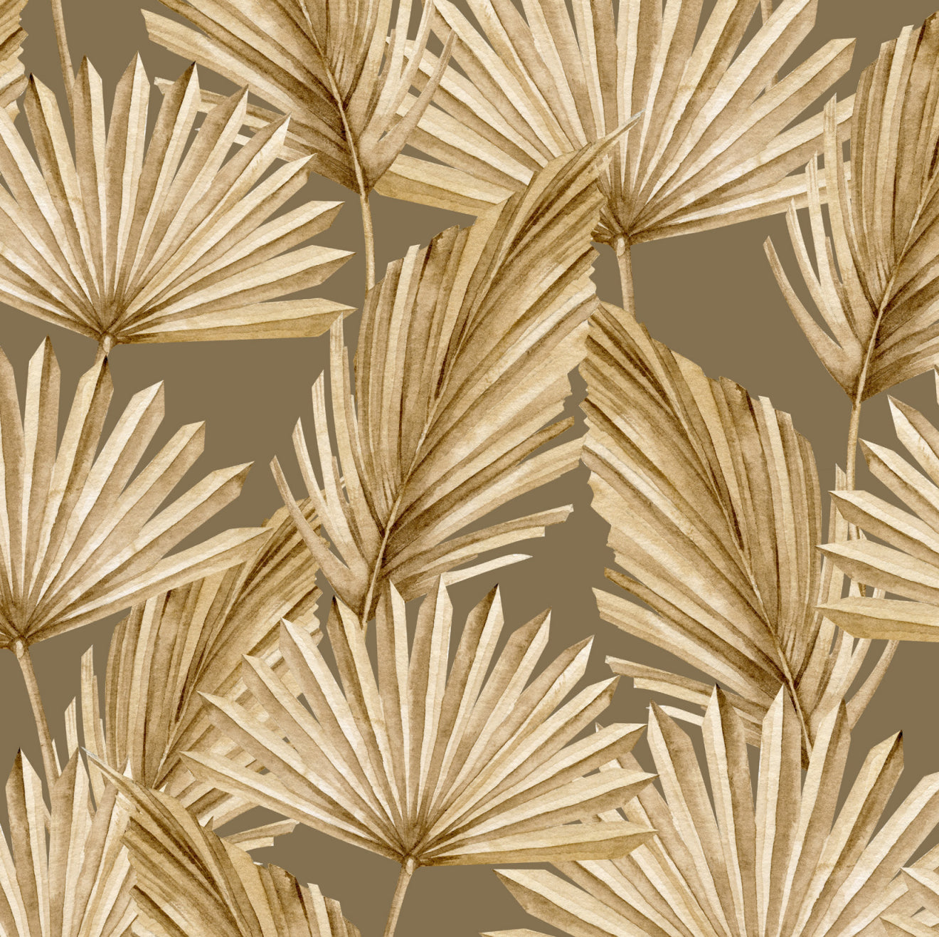 Tan Fans Cocktail Napkin