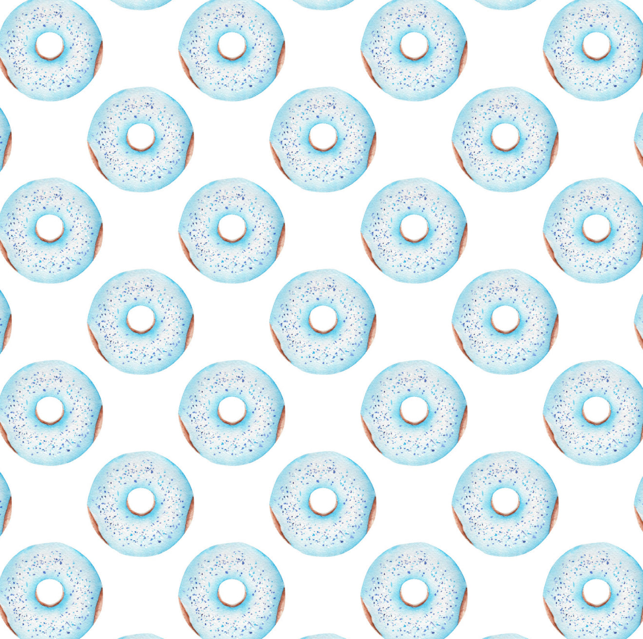 Blue Donuts Cocktail Napkin