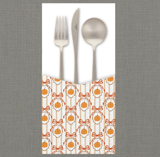 Thanksgiving Cameo Cutlery Pouch