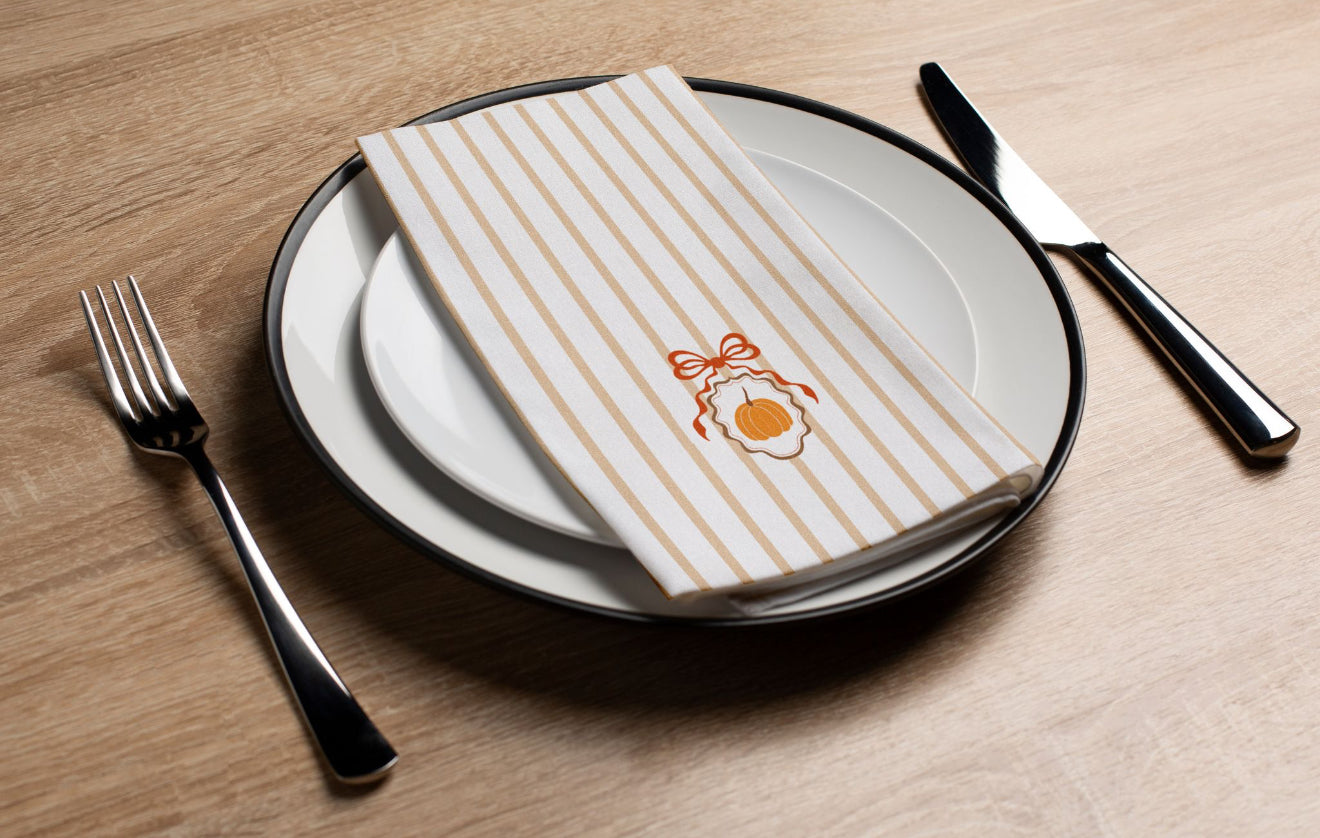 Thanksgiving Cameo - Printed Guest Towel