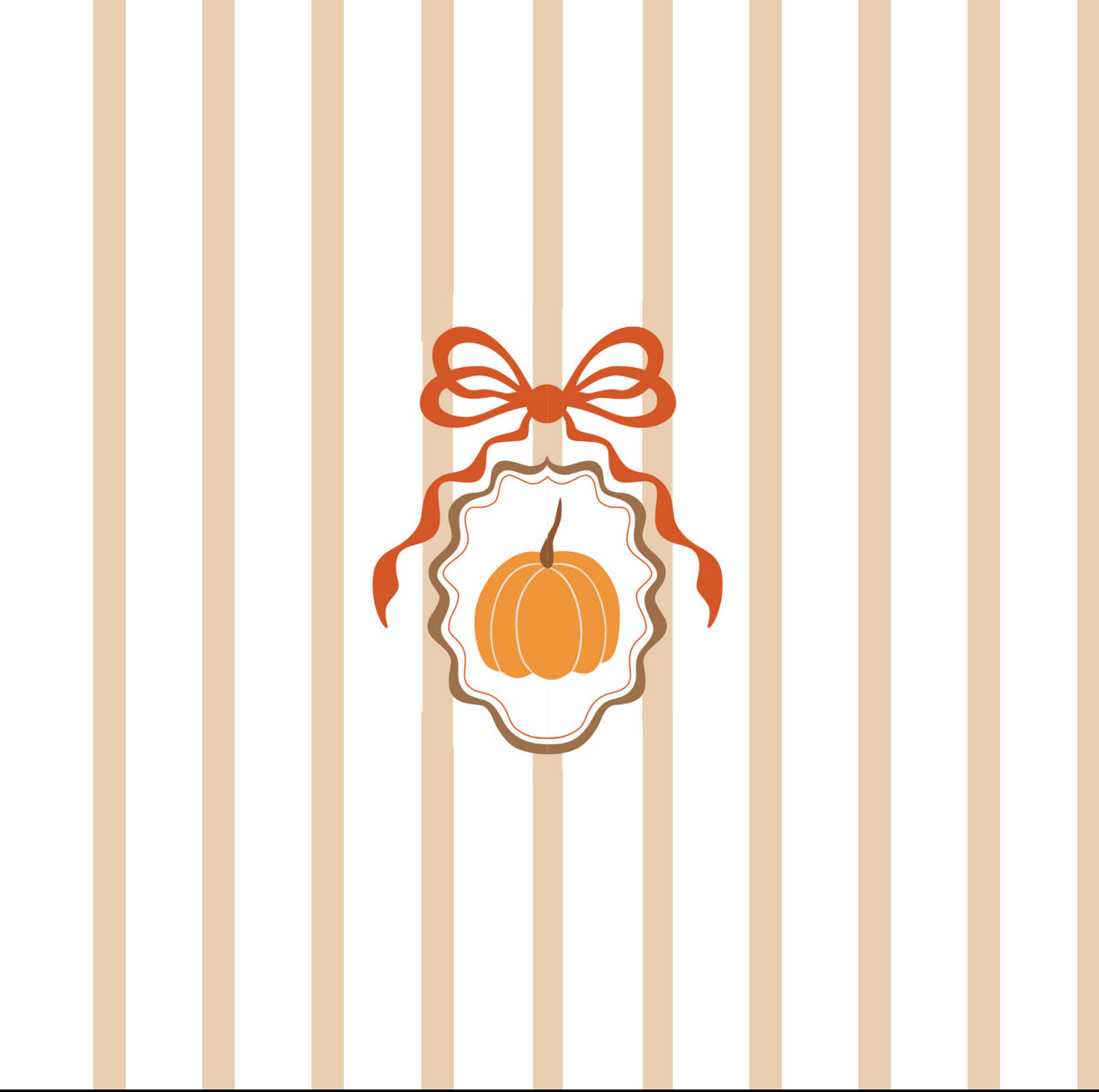 Thanksgiving Cameo Cocktail Napkin