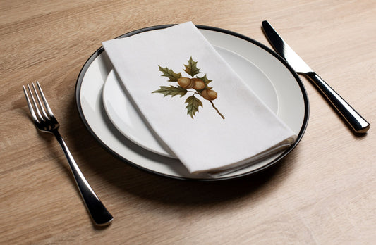 Acorn Cluster - Printed Guest Towel