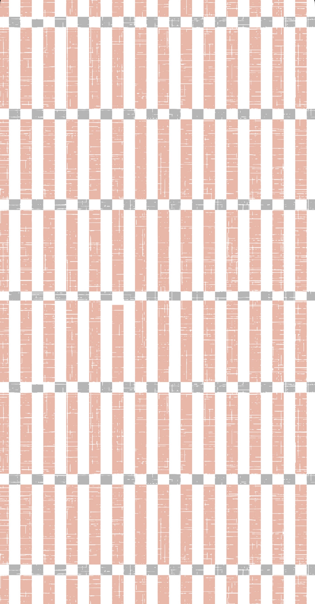 Neutral Checker Stripes - Printed Guest Towel