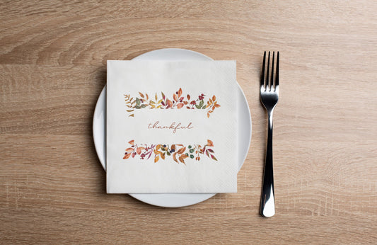 Thankful Frame Cocktail Napkin