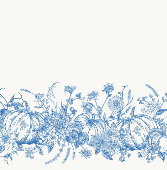 Blue Fall Foliage - Charger - (SQUARE)