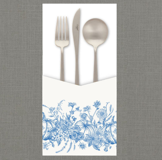 Blue Fall Foliage Cutlery Pouch