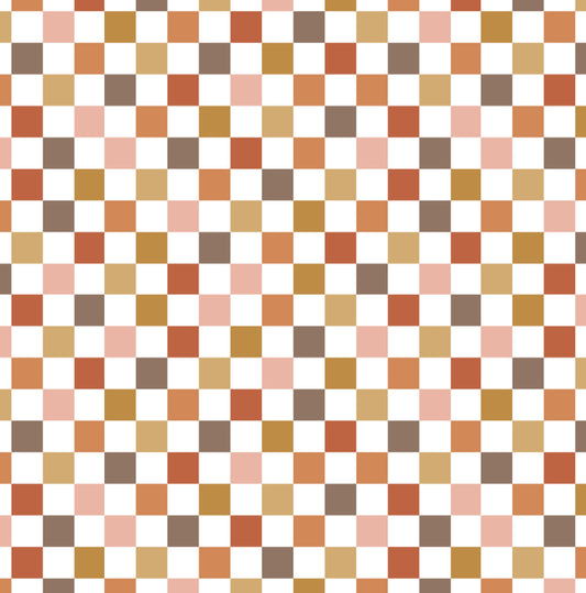Fall Checkerboard - Charger - (SQUARE)