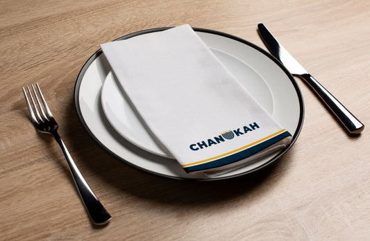 Bold Chanukah - Printed Guest Towel