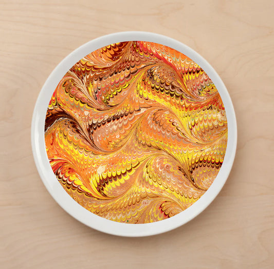 Marble Wallpaper - Fire  Plate Accent