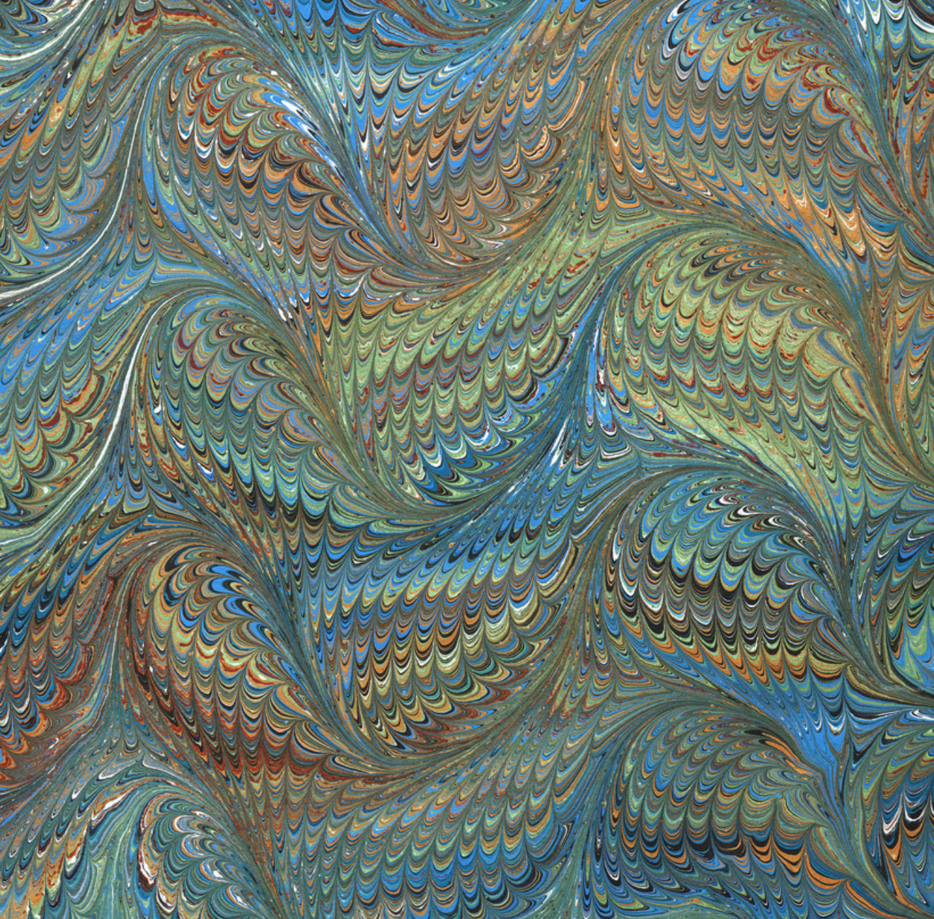 Marble Wallpaper - Water Cocktail Napkin