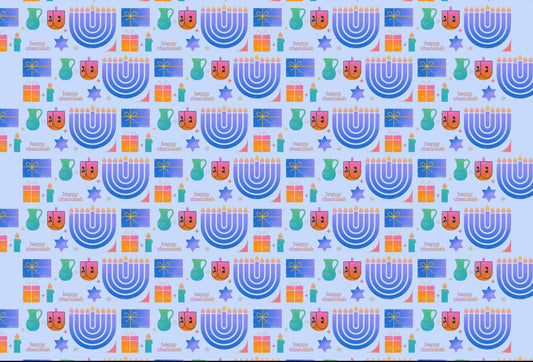 Festive Chanukah - Placemat