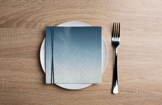 Chanukah Ombre Cocktail Napkin