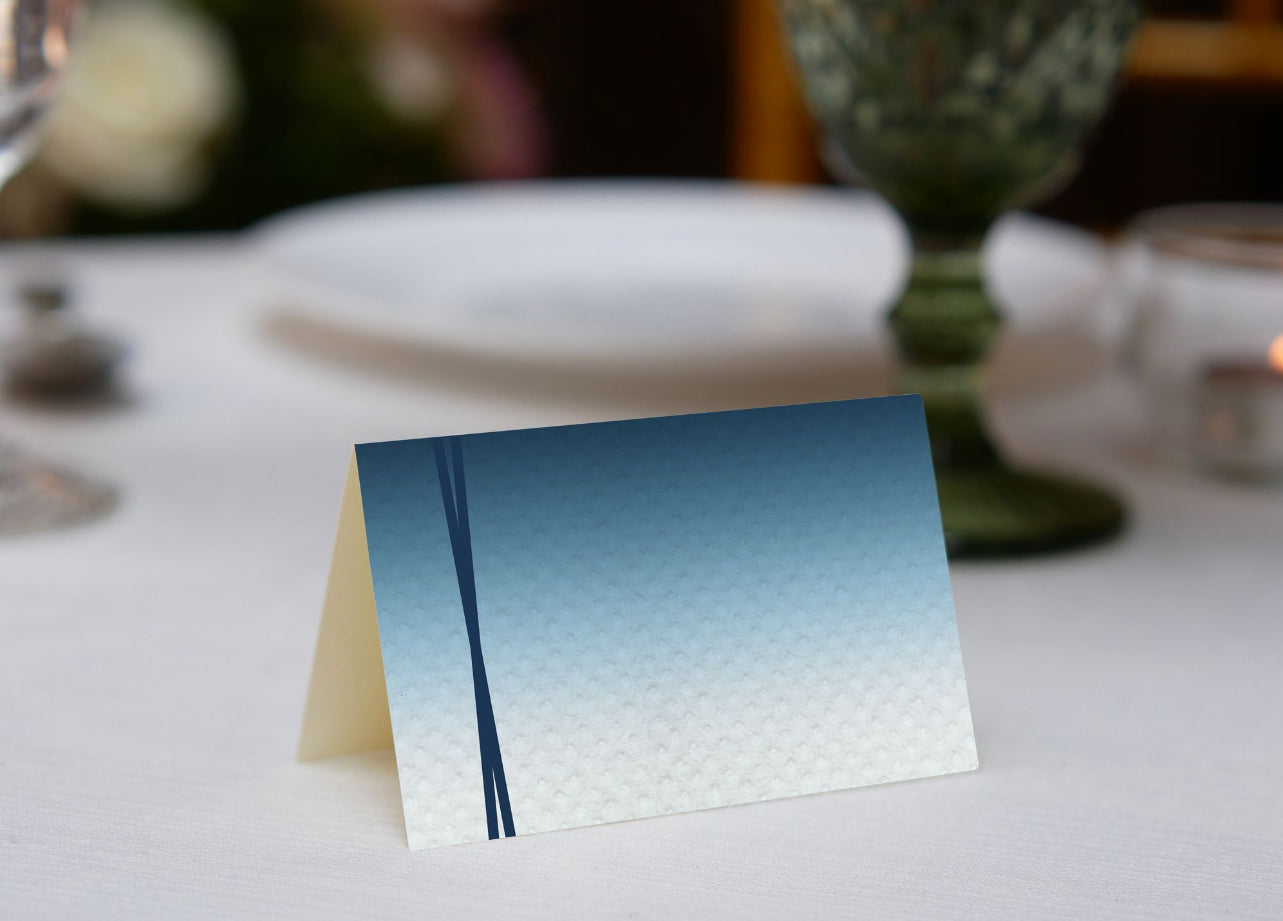Chanukah Ombre Place Cards
