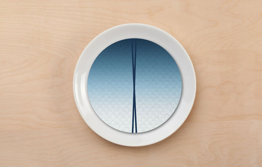 Chanukah Ombre Plate Accent