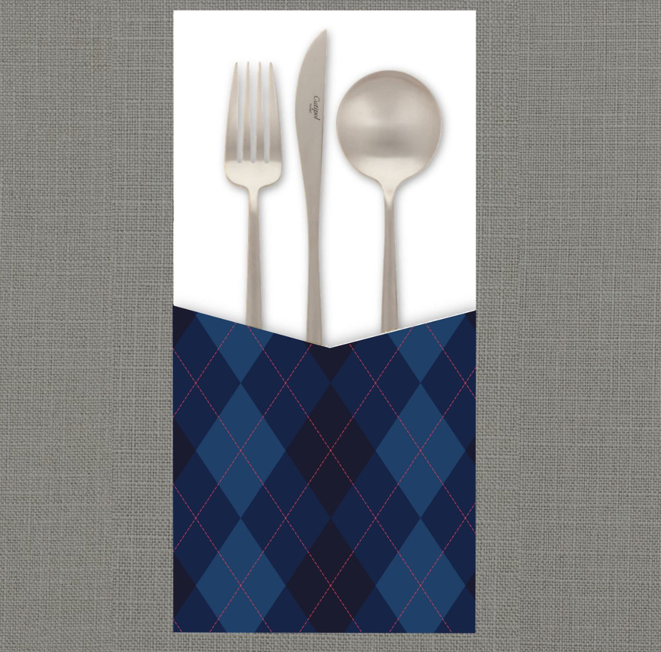 Argyle Cutlery Pouch