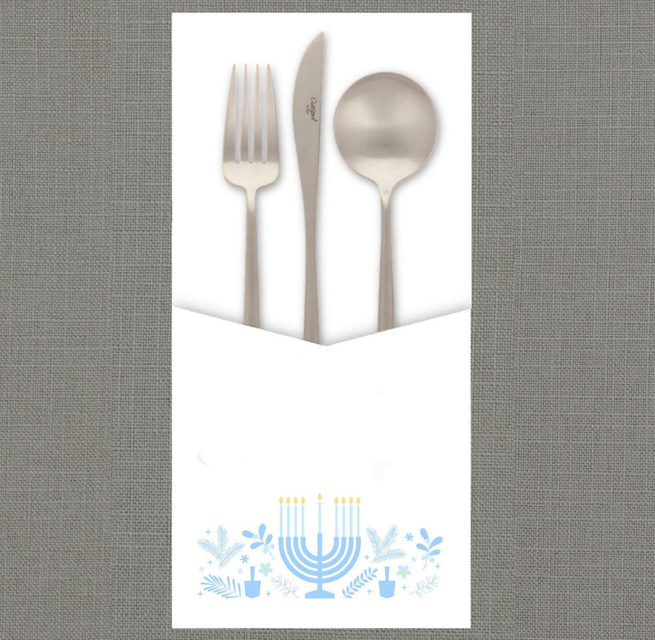 Soft Menorah Cutlery Pouch
