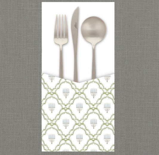 Menorah Lattice Cutlery Pouch