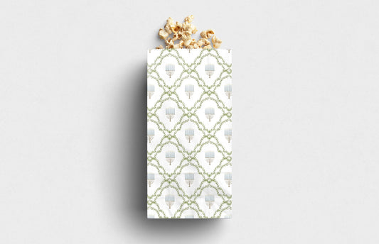 Menorah Lattice Printed Paper Bag