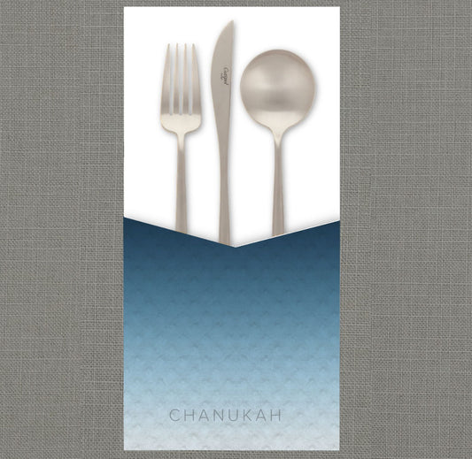 Chanukah Ombre (English) Cutlery Pouch
