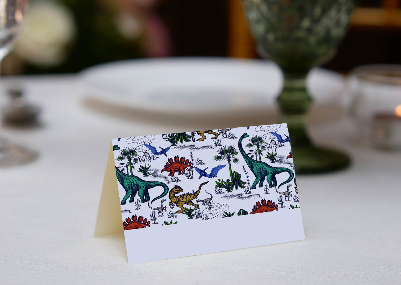 Dinoland Place Cards