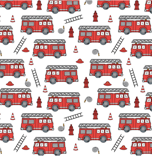 Fire Trucks - Charger - (SQUARE)