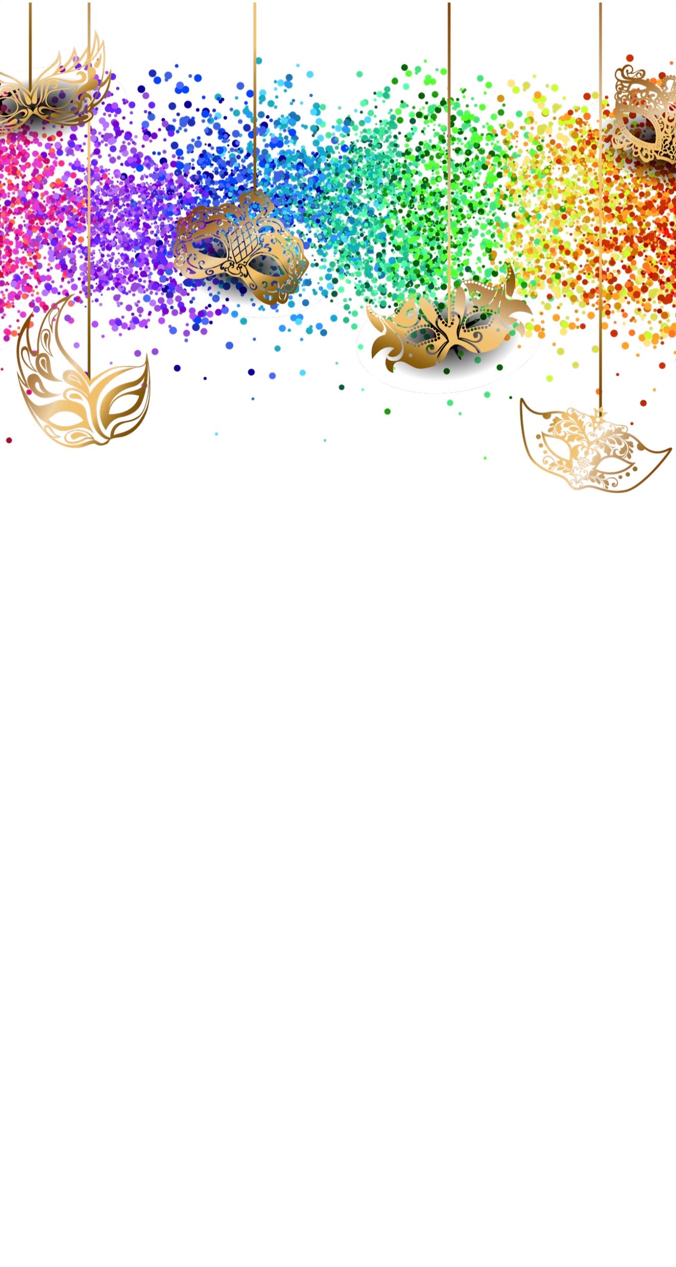 Confetti Masquerade - Printed Guest Towel