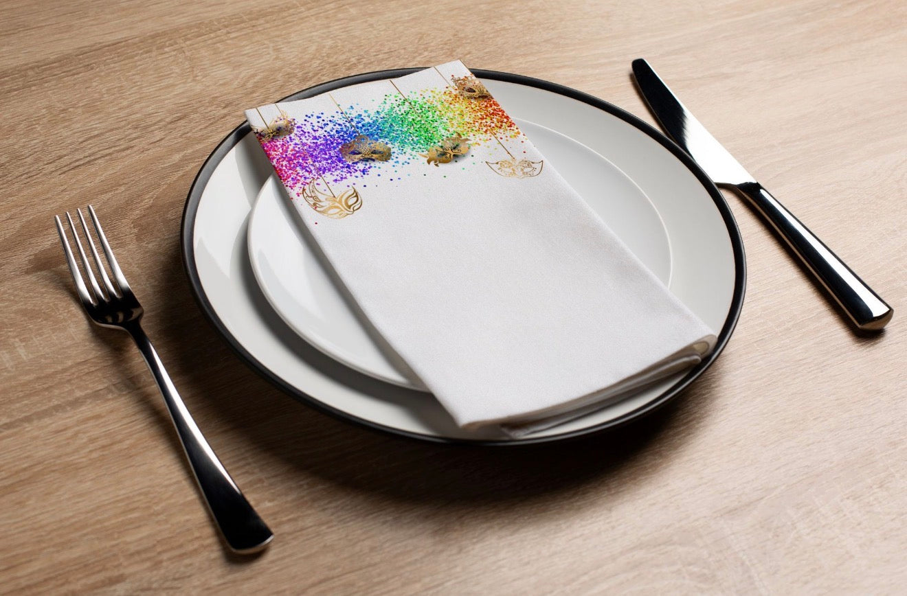 Confetti Masquerade - Printed Guest Towel