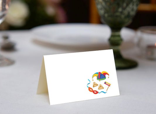 Purim Elements Place Cards