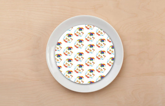 Purim Elements Plate Accent