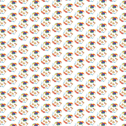 Purim Elements - Charger - (SQUARE)