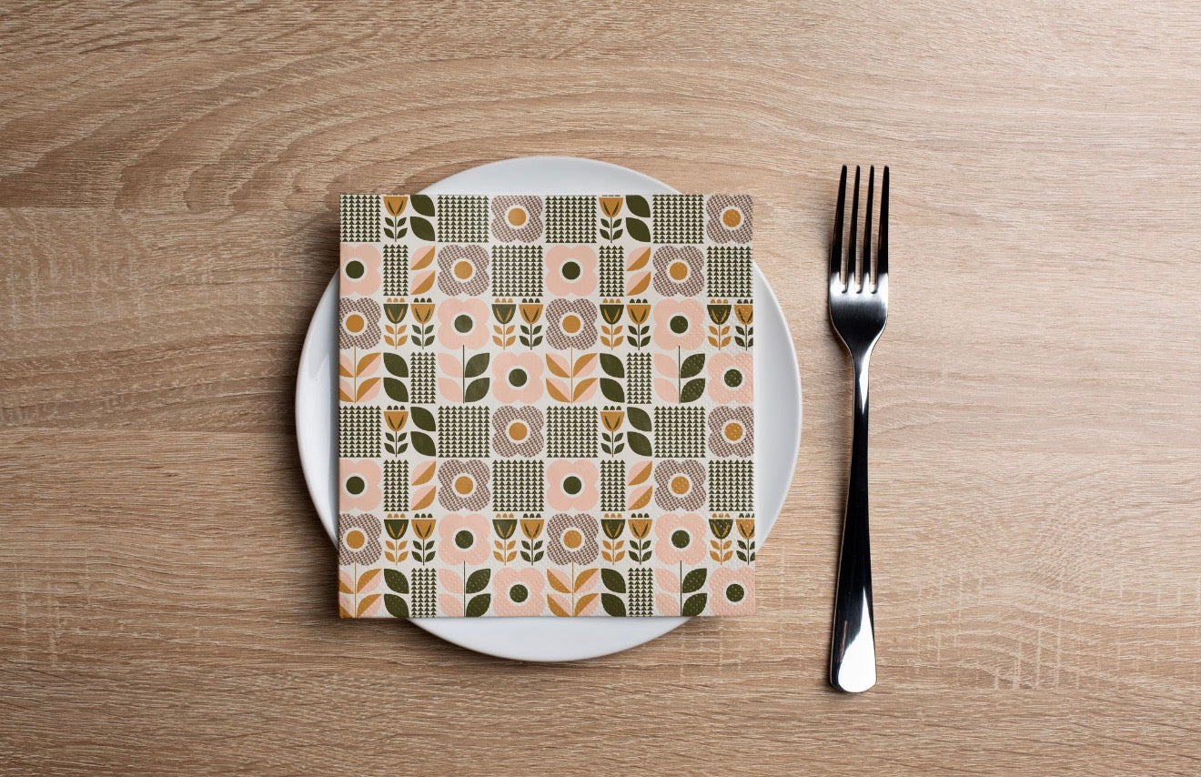 Scandi Cocktail Napkin